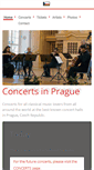 Mobile Screenshot of concerts-in-prague.com